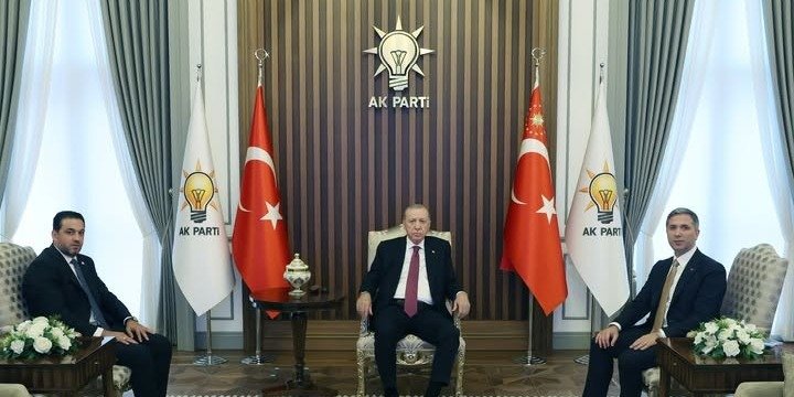 Erdoğan, Uluslararası Demokratlar Birliği liderini kabul etti